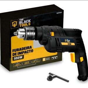 Furadeira De Impacto 3/8 Pol 550w Profissional Cor Preto